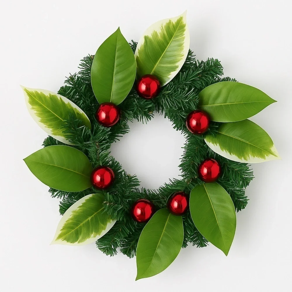 Tropical Christmas Wreath